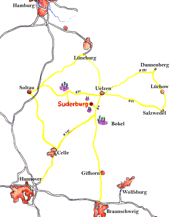 Anfahrt Suderburg